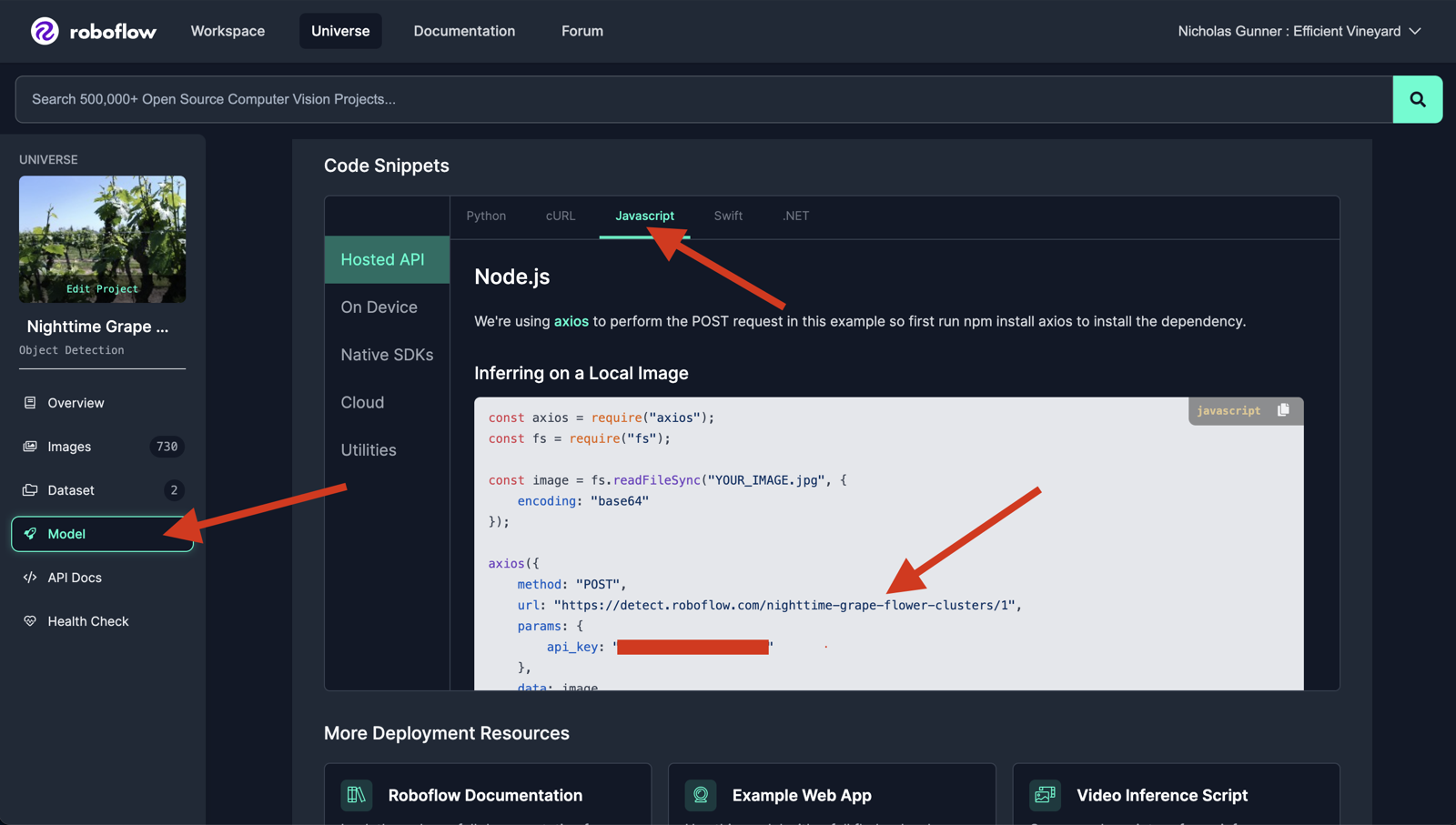 Header settings